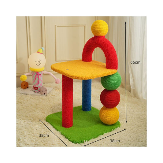 FAFA Mondrian Cat Crawler Cat Scratch Board Integrated Household Cat Nest No Land Occupation Grinding Claw Durable Scratch Teasing Cat Toy