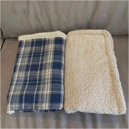 Plaid Sherpa Blanket